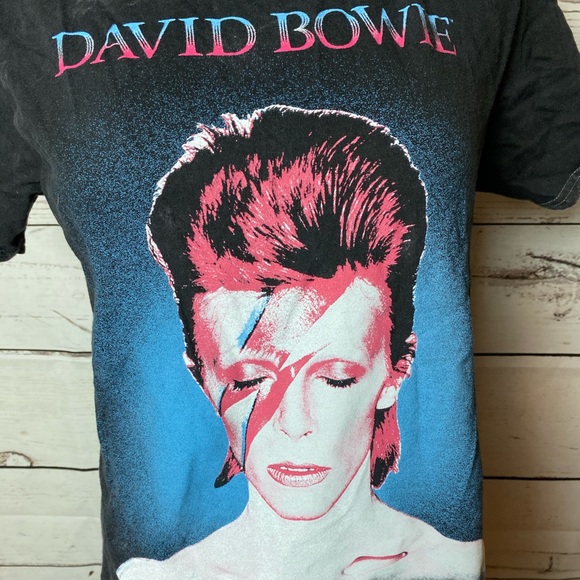 David Bowie Dark Gray T-Shirt - Picture 4 of 4